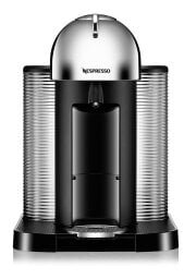 espresso machine with black center/serving area, silver top